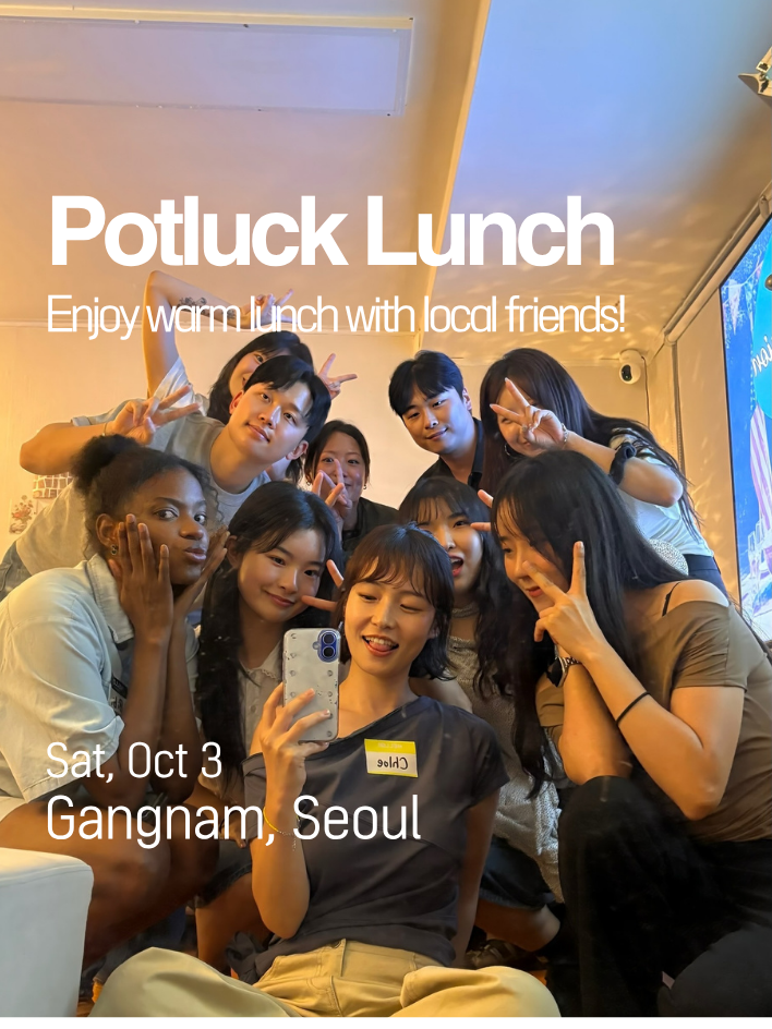 LST event 10/3(Sat) Potluck Lunch with Korean friends! 