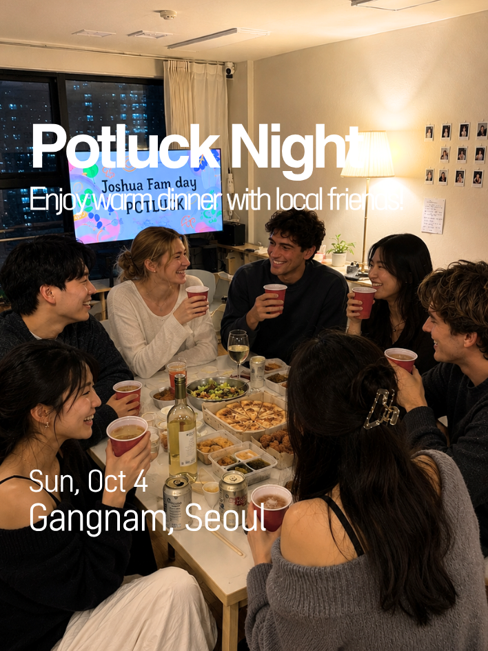 LST event 10/4(Sun) Potluck Night with Korean friends! 